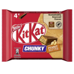 Nestlé KitKat Chunky Peanut Butter Wafer Chocolate Bar 4 Pack