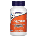 NOW Foods L-Carnitine 250mg 60 Capsules