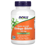 NOW Foods Ginkgo Biloba Double Strength 120mg 200 Capsules