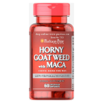 Puritan’s Pride Horny Goat Weed With Maca 500 mg 60 Capsules