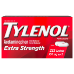 Tylenol Extra Strength 500 mg Acetaminophen Pain Reliever & Fever Reducer 225 Tablets