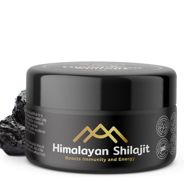 Shilajit Organic Resin | High Fulvic Acid Content Supplement | Vegan & 100% Himalayan Origin | Boosts Immunity & Energy | 85+ Minerals