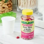 Spring Valley Hair Skin & Nails Softgels 5,000mcg 120 Softgels - Image 2