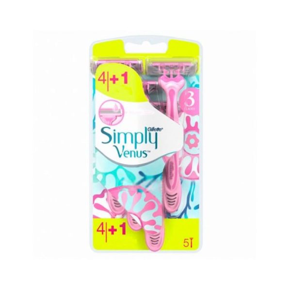 Gillette Simply Venus Moisture Rich Strip Disposable Razors 5pcs
