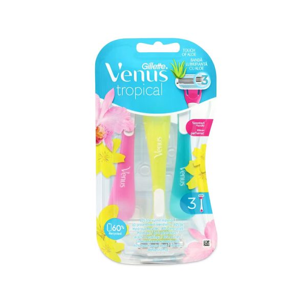 Gillette Venus Tropical Disposable Razors 3 pieces