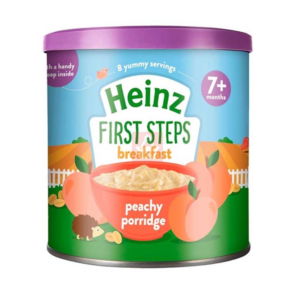 Heinz First Steps Breakfast Peachy Porridge 7+m - 240g (UK) - Image 1