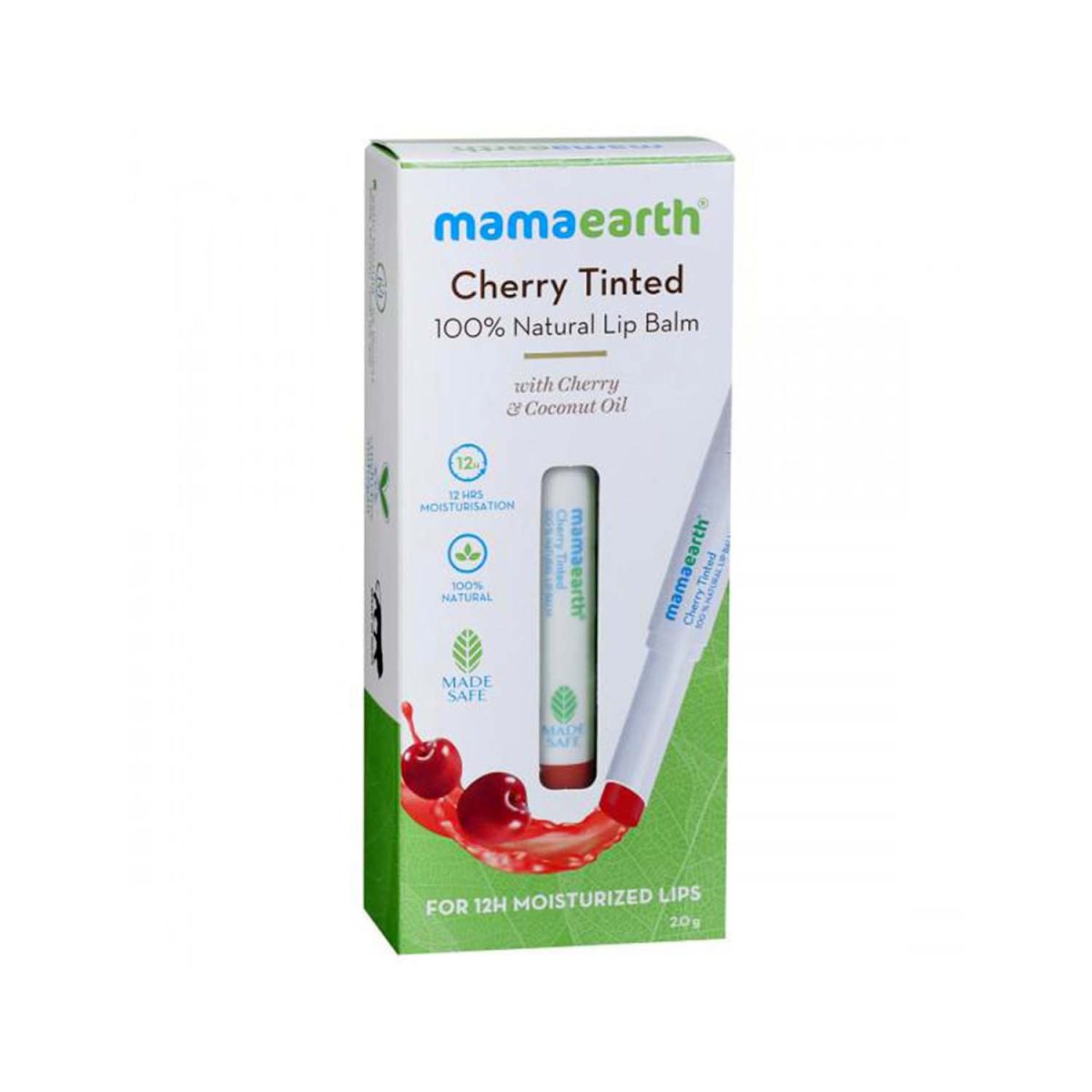 Mamaearth Cherry Tinted 100% Lip Balm 2g - Image 1