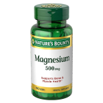 Nature's Bounty Magnesium 500mg 100 Tablets