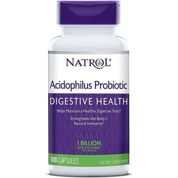 Natrol Acidophilus Probiotic 100mg 100 Capsules