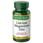 Nature's Bounty Calcium Magnesium Zinc 100 Tablets