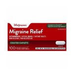 Walgreens Migraine Relief 100 Coated Caplets