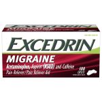 Excedrin Migraine Medicine for Migraine Headache Relief 100 Tablets