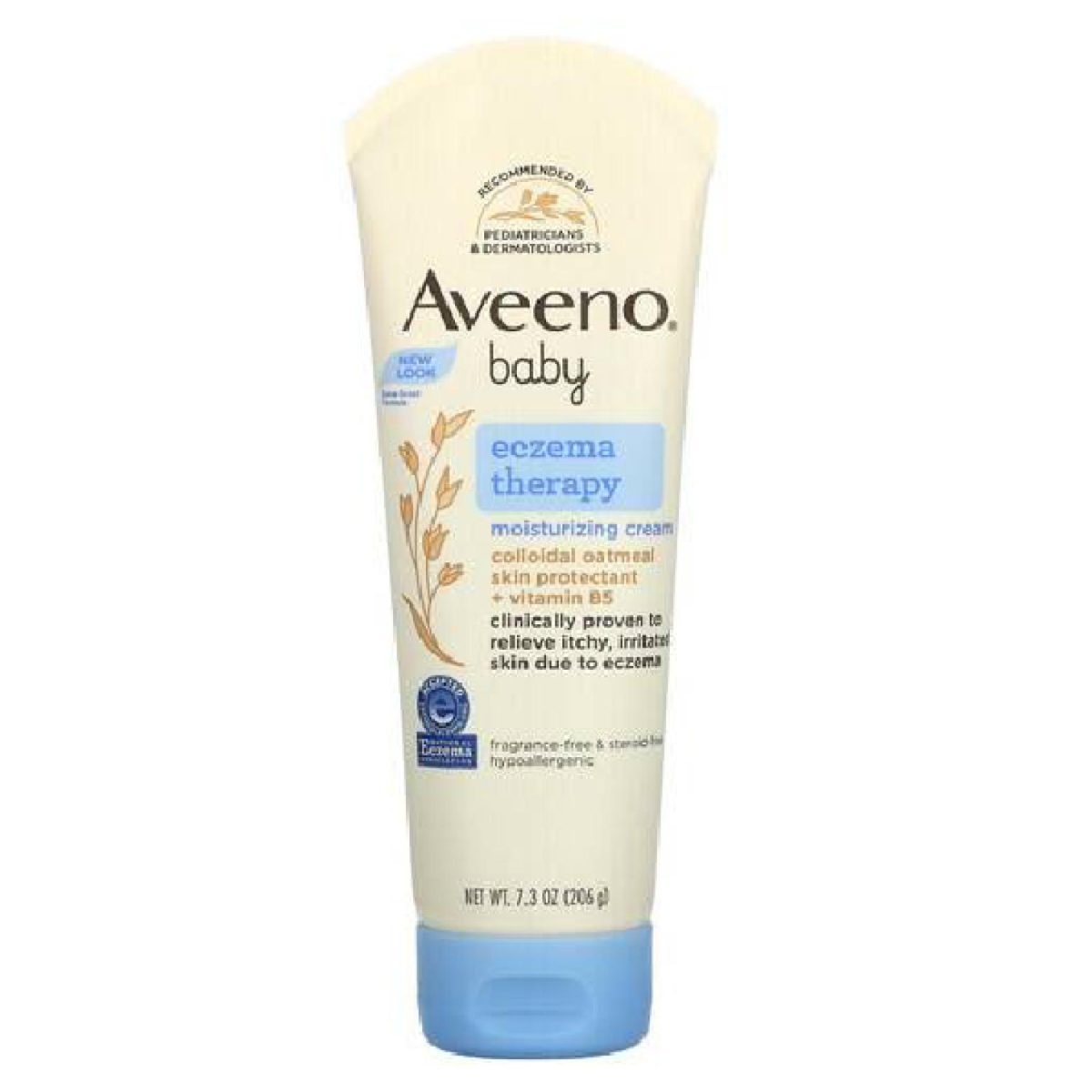 Aveeno Baby Eczema Therapy Moisturizing Cream 206gm - Image 1