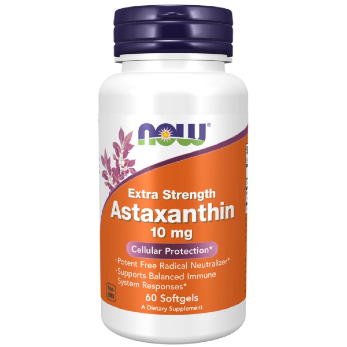 NOW Foods Astaxanthin Extra Strength 10mg Softgels - Image 1