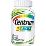 Centrum Adult Multivitamin/Multimineral Supplement with Antioxidants Zinc and B Vitamins 200 Tablets