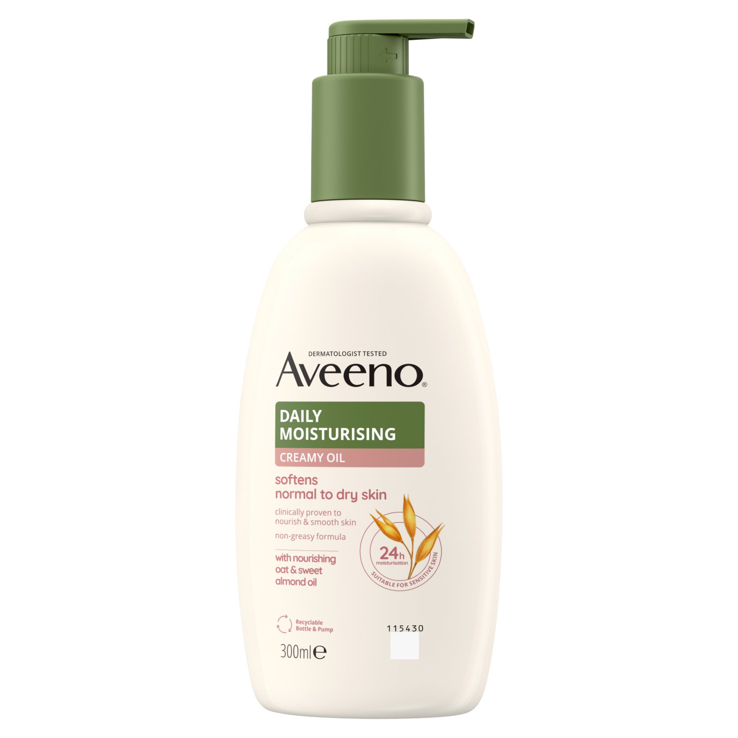 1600373001_1 Aveeno Daily Moisturising Creamy Oil (300ml) - Image 1