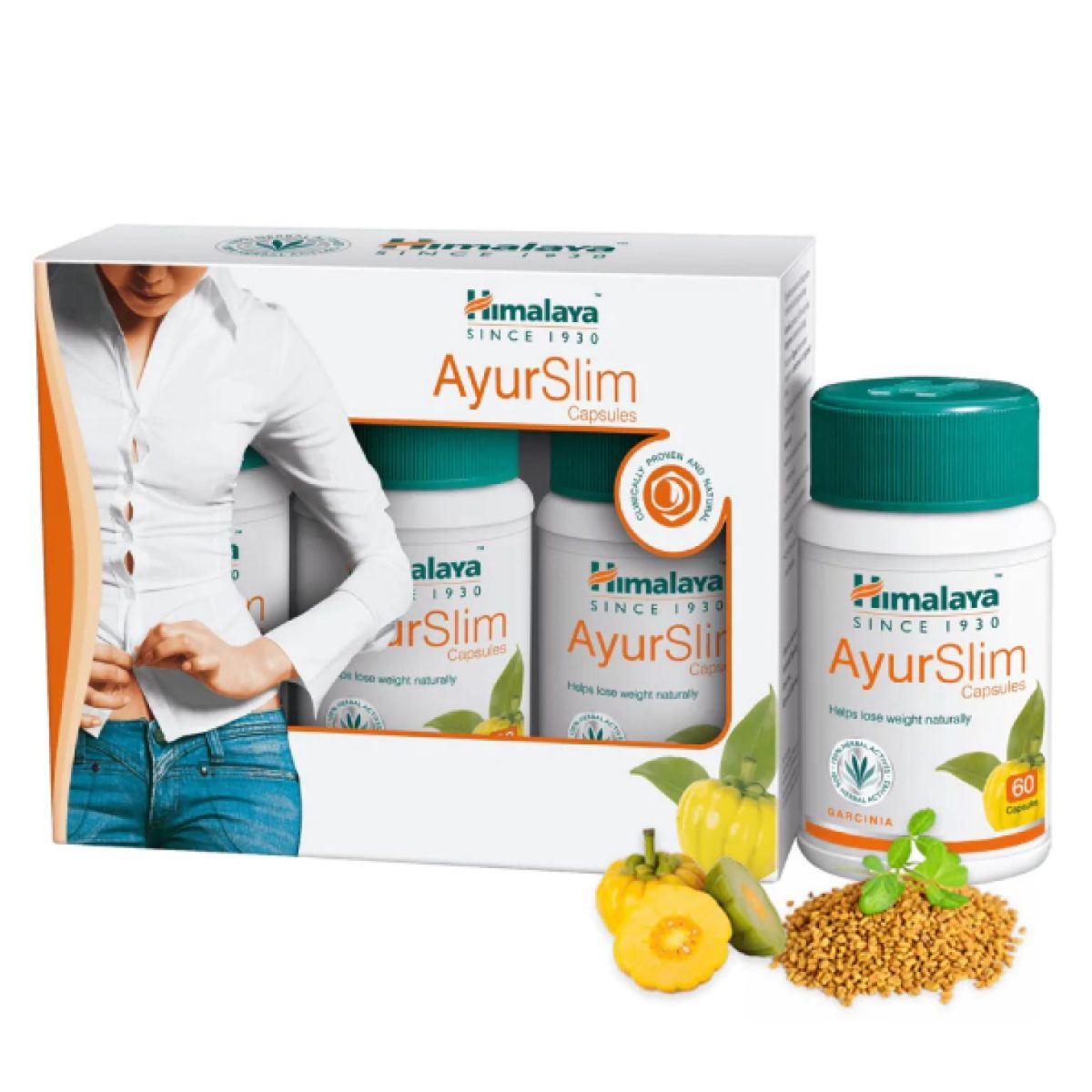 Himalaya Wellness Weight Management AyurSlim 180 Capsules (INDIA) - Image 2