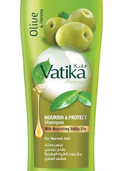 Dabur Vatika Naturals Nourish And Protect With Olive & Henna Shampoo 400ml