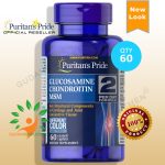 Puritan's Pride Triple Strength Glucosamine Chondroitin & MSM Joint Soother 60
