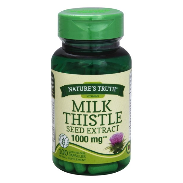 Nature’s Truth Milk Thistle Seed Extract 1000mg 100 Capsules