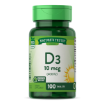 Nature’s Truth Vitamin D3 400 IU 10mcg 100 Tablets