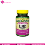 Spring Valley Biotin 10000mcg 60 Tablets