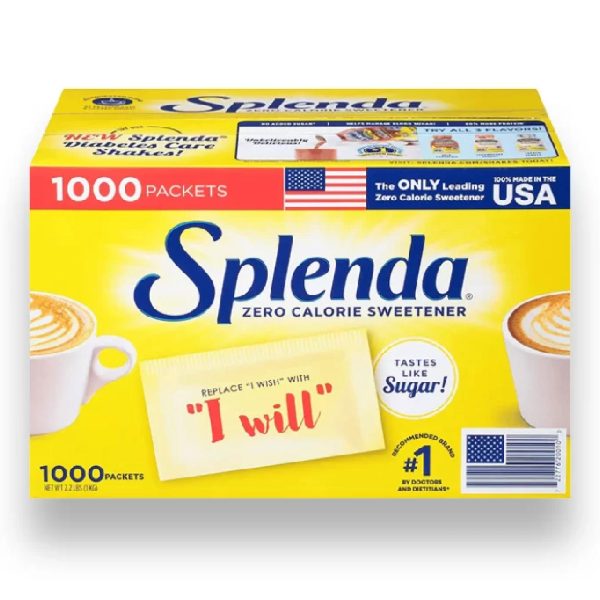 Splenda Zero Calorie Sweetener Packets 1000 Packets (USA)