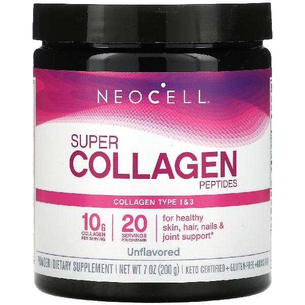 NeoCell Super Collagen Powder 6.6g Collagen Types 1 & 3 200g