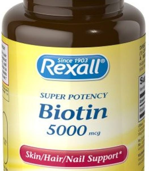 Rexall Biotin 5000 mcg 90 capsules