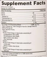 Puritan's Pride Triple Omega 3-6-9 Fish, Flax & Borage Oils 240 Softgels - Image 2