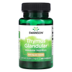 Swanson Thymus Glandular 500mg 60 Capsules