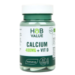 H&B Value Calcium 400mg + Vitamin D 30 Tablets