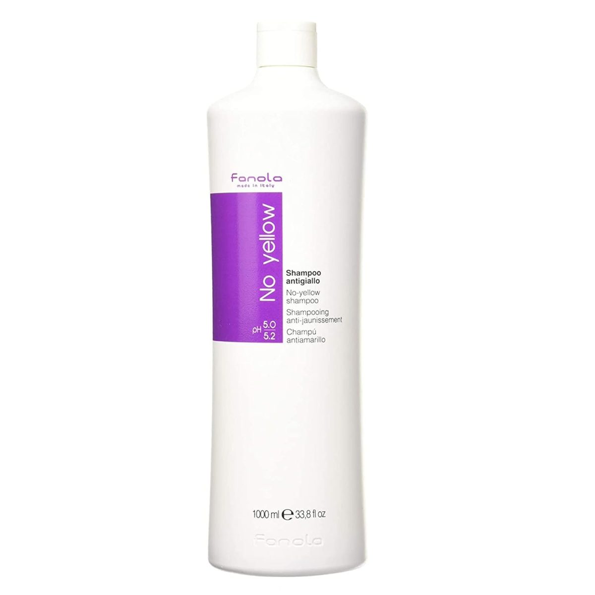 Fanola Official No Yellow Shampoo 1000ml - Image 1