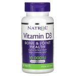 Natrol Vitamin D3 Bone & Joint Health Maximum Strength 10,000IU 60 Tablet