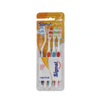 Signal Fighter Medium Toothbrushes 4 Pieces