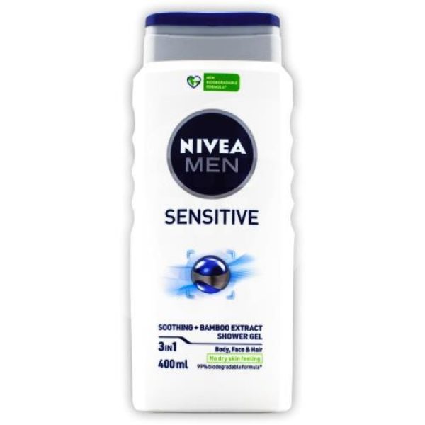 NIVEA MEN Sensitive Shower Gel 400 ml