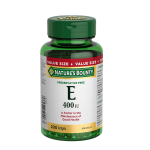 Nature's Bounty Vitamin E Pills And Supplement Helps Maintain Health (400IU) 200 Softgels