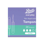 Boots Everyday Non Applicator Tampons Regular x24