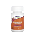 NOW Foods Vitamin D-3 Max Potency 50,000 IU 50 Softgels