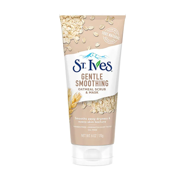St. Ives Gentle Smoothing Oatmeal Scrub & Mask 170gm
