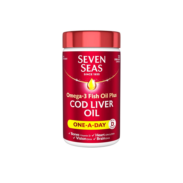 Seven Seas Pure Cod Liver Oil 120 capsules