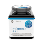 Youtheory Hyaluronic Acid Advanced Formula 120 Vegetarian Capsules