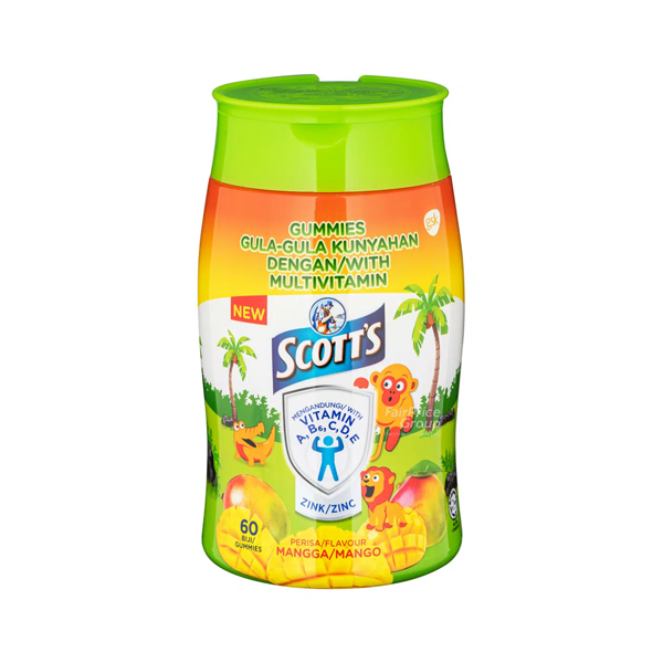 Scott's Multivitamin Gummies Tropical 60s