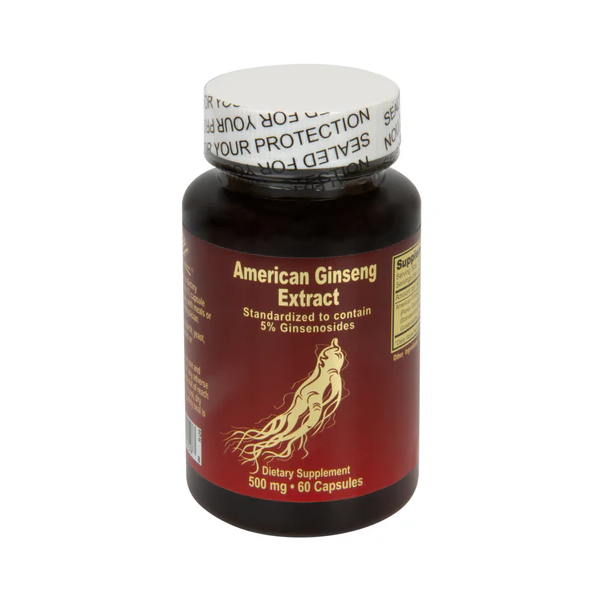 AMERICAN GINSENG 60 CAPSULES 500mg