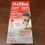 Infants Tylenol Cherry Liquid Medicine  2 fl. oz 60ml