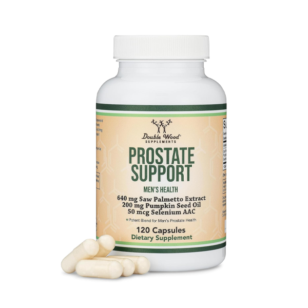 Double Wood Prostate Support Supplement for Men's Health 120 Capsules
