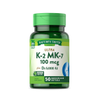 Nature's Truth Ultra K-2 MK-7 100mcg Plus D3 5,000iu 50 Softgets