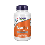 NOW Foods Taurine 500mg Nervous System Support 100 Capsules