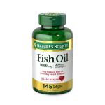 Nature's Bounty Fish Oil Omega-3 1000mg Softgels 145 Count
