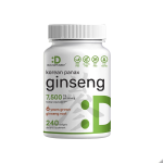 DEAL SUPPLEMENTS Korean Red Panax Ginseng Root Extract 7,500mg Per Serving 240 Softgels